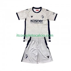Maglia CA Osasuna Divisa Away 2024-2025 Manica Corta ,Bambino