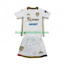 Maglia Cagliari Divisa Away 2024-2025 Manica Corta ,Bambino