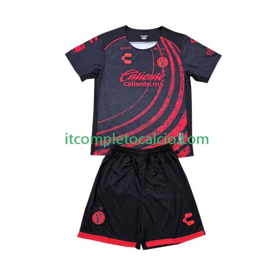 Maglia Club Tijuana Divisa Home 2024-2025 Manica Corta ,Bambino