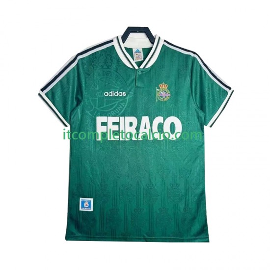 Maglia Deportivo de La Coruna Retro Divisa Away 1999 Manica Corta ,Uomo
