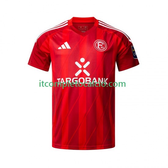Maglia Fortuna Dusseldorf Divisa Home 2024-2025 Manica Corta ,Uomo
