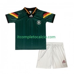 Maglia Germania 1992 Retro Divisa Away Manica Corta ,Bambino