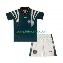 Maglia Germania 1996 Retro Divisa Away Manica Corta ,Bambino