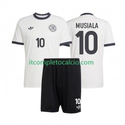 Maglia Germania Jamal Musiala 10 ANVERSARY Divisa Home 2025 Manica Corta ,Bambino