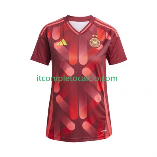 Maglia Germania Divisa Away 2025 Manica Corta ,Donna