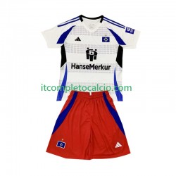 Maglia Hamburger SV Divisa Home 2024-2025 Manica Corta ,Bambino