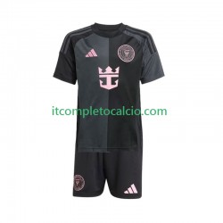 Maglia Inter Miami Divisa Away 2025 Manica Corta ,Bambino