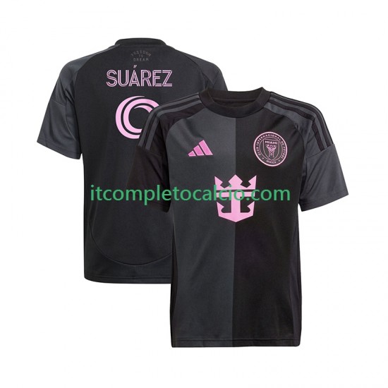 Maglia Inter Miami Luis Suarez 9 Divisa Away 2025 Manica Corta ,Uomo