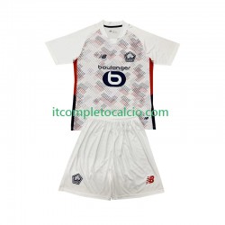 Maglia LOSC Lille Divisa Away 2024-2025 Manica Corta ,Bambino