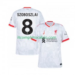 Maglia Liverpool Szoboszlai 8 Terza Divisa 2024-2025 Manica Corta ,Uomo