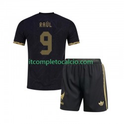 Maglia Messico Raul Jimenez 9 Gold Cup Divisa Home 2025 Manica Corta ,Bambino