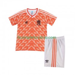 Maglia Paesi Bassi 1988 Retro Divisa Home Manica Corta ,Bambino