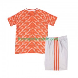 Maglia Paesi Bassi 1988 Retro Divisa Home Manica Corta ,Bambino