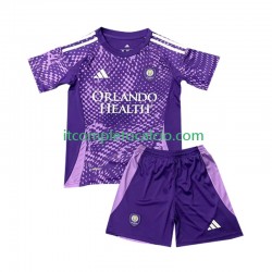 Maglia Orlando City SC Divisa Home 2025 Manica Corta ,Bambino