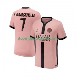 Maglia Paris Saint-Germain Khvicha Kvaratskhelia 7 Terza Divisa 2024-2025 Manica Corta ,Uomo