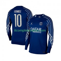 Maglia Paris Saint-Germain Ousmane Dembele 10 Quarto Divisa 2024-2025 Manica Lunga ,Uomo