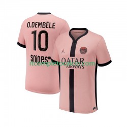 Maglia Paris Saint-Germain Ousmane Dembele 10 Terza Divisa 2024-2025 Manica Corta ,Uomo