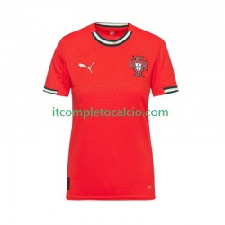 Maglia Portogallo Divisa Home 2025 Manica Corta ,Donna