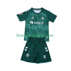 Maglia Real Betis Sustainability Divisa Home 2024-2025 Manica Corta ,Bambino