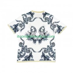 Maglia Real Madrid Versace Edition Divisa Home 2024-2025 Bianco Manica Corta ,Uomo