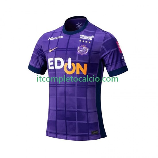 Maglia Sanfrecce Hiroshima Divisa Home 2025 Manica Corta ,Uomo