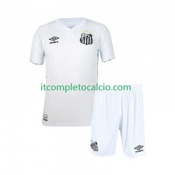 Maglia Santos Divisa Home 2024-2025 Manica Corta ,Bambino