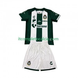 Maglia Santos Laguna Divisa Home 2024-2025 Manica Corta ,Bambino