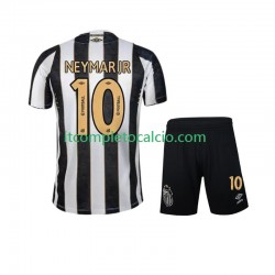 Maglia Santos Neymar JR 10 Divisa Away 2024-2025 Manica Corta ,Bambino