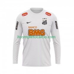 Maglia Santos 2012 Retro Divisa Home 2011 Manica Lunga ,Uomo