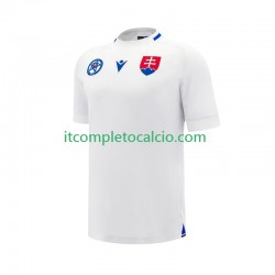 Maglia Slovacchia Divisa Away 2024-2025 Manica Corta ,Uomo