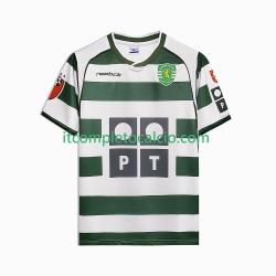 Maglia Sporting CP 2001 2003 Retro Divisa Home Manica Corta ,Uomo