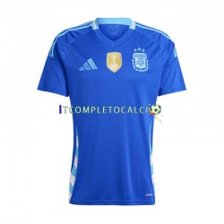 Maglia Argentina Divisa Away 2024 Copa America Manica Corta ,Uomo