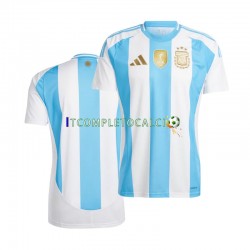 Maglia Argentina Divisa Home 2024 Copa America Manica Corta ,Uomo