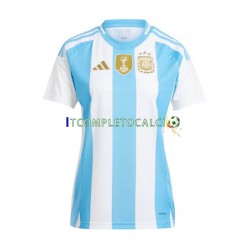 Maglia Argentina Divisa Home 2024 Copa America Manica Corta ,Donna