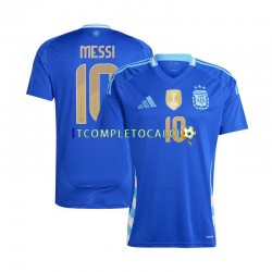 Maglia Argentina Lionel Messi 10 Divisa Away 2024 Copa America Manica Corta ,Uomo