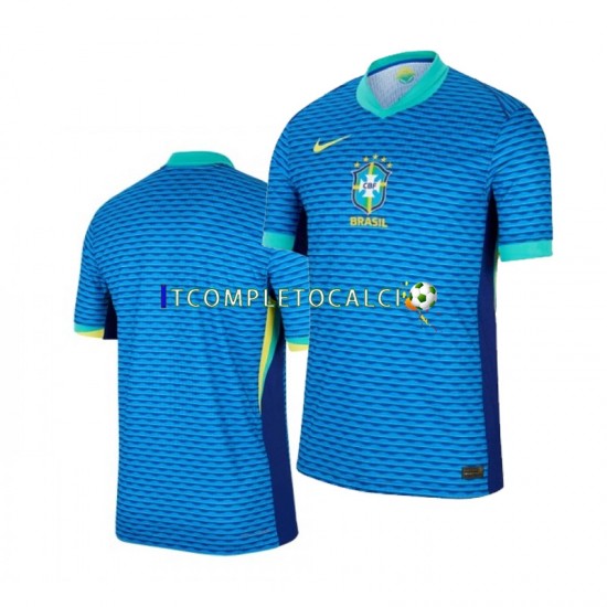 Maglia Brasile Divisa Away 2024 Copa America Manica Corta ,Uomo