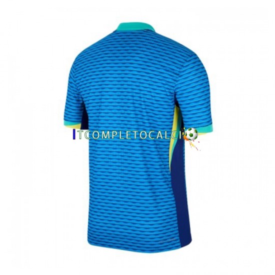 Maglia Brasile Divisa Away 2024 Copa America Manica Corta ,Uomo