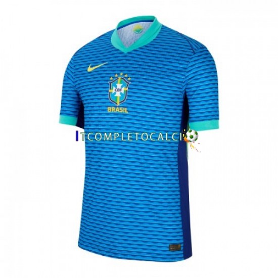 Maglia Brasile Divisa Away 2024 Copa America Manica Corta ,Uomo