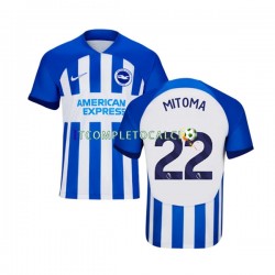 Maglia Brighton Hove Albion Mitoma 22 Divisa Home 2023-2024 Manica Corta ,Uomo