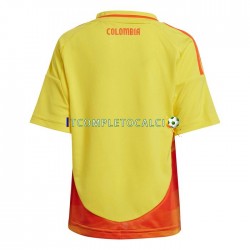 Maglia Colombia Divisa Home 2024 Copa America Manica Corta ,Bambino
