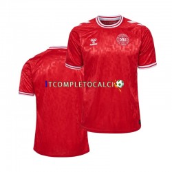 Maglia Danimarca Divisa Home Euro 2024 Manica Corta ,Uomo