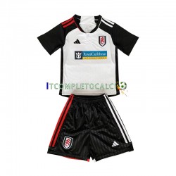 Maglia Fulham Divisa Home 2023-2024 Manica Corta ,Bambino