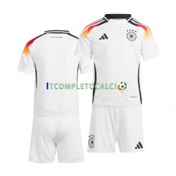 Maglia Germania Divisa Home Euro 2024 Manica Corta ,Bambino