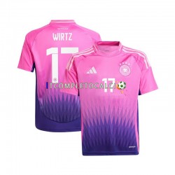 Maglia Germania Florian Wirtz 17 Divisa Away Euro 2024 Manica Corta ,Uomo