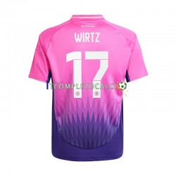 Maglia Germania Florian Wirtz 17 Divisa Away Euro 2024 Manica Corta ,Uomo