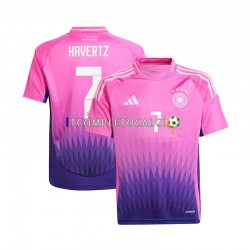 Maglia Germania Havertz 7 Divisa Away Euro 2024 Manica Corta ,Uomo