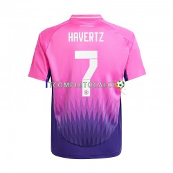 Maglia Germania Havertz 7 Divisa Away Euro 2024 Manica Corta ,Uomo