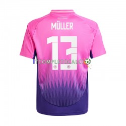 Maglia Germania Thomas Muller 13 Divisa Away Euro 2024 Manica Corta ,Uomo
