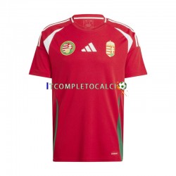 Maglia Ungheria Divisa Home Euro 2024 Manica Corta ,Uomo