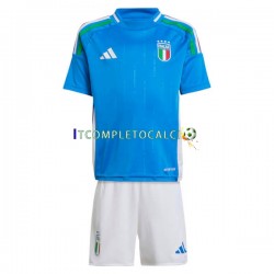 Maglia Italia Divisa Home Euro 2024 Manica Corta ,Bambino